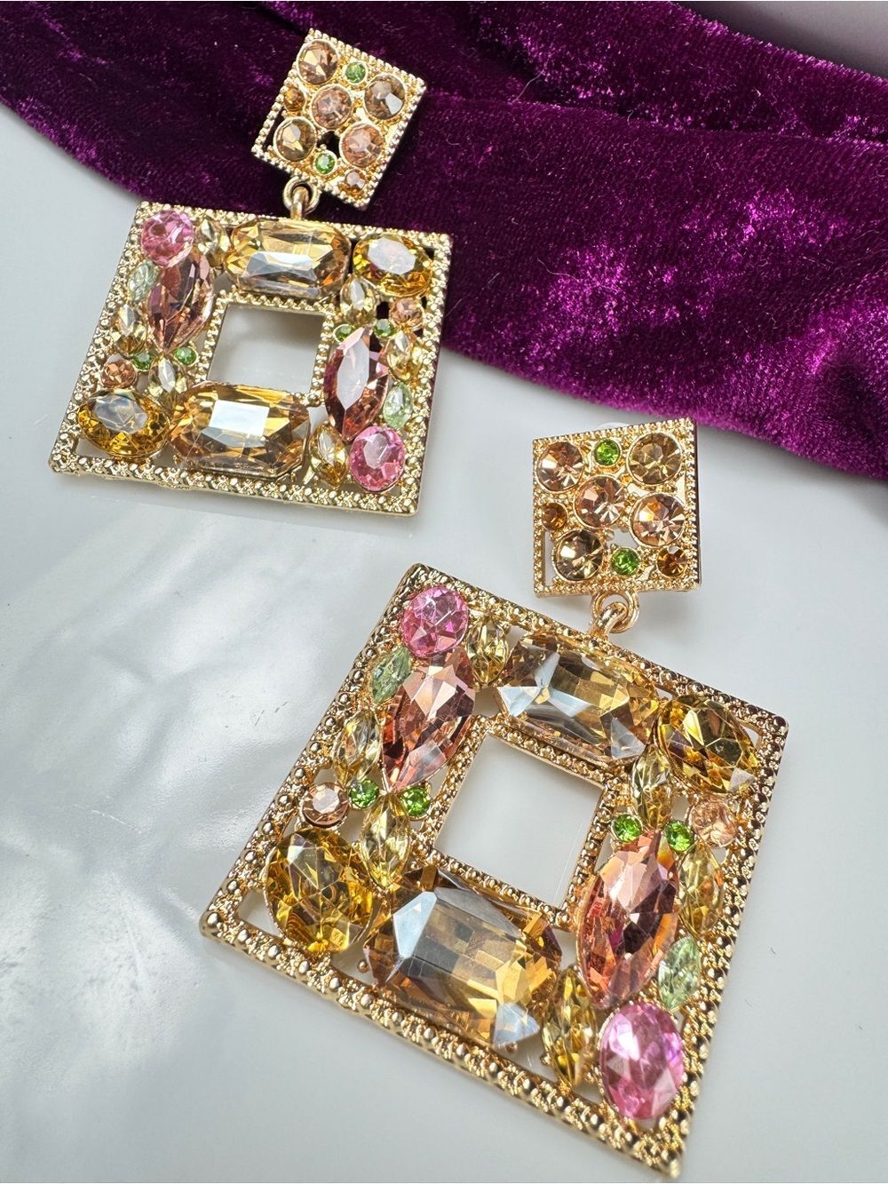 Zara Stardust Post Back Earrings
